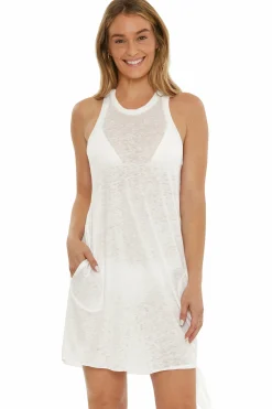 Becca Dresses>BEACH DATE DRESS |WHITE|BLACK