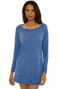 Becca Dresses>BEACH DATE SWEATSHIRT |LAPIS