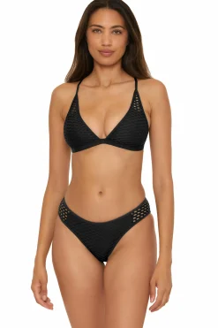Becca D-Bra|Halter>CASTAWAY HALTER TOP |BLACK|WHITE