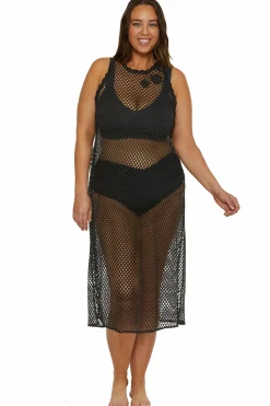 Becca Dresses>CASTAWAY ISLAND DRESS |BLACK