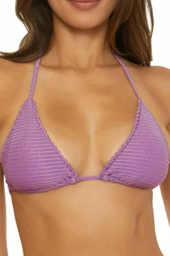 Becca D-Bra|Triangle>CELESTE TRIANGLE TOP |VIOLA