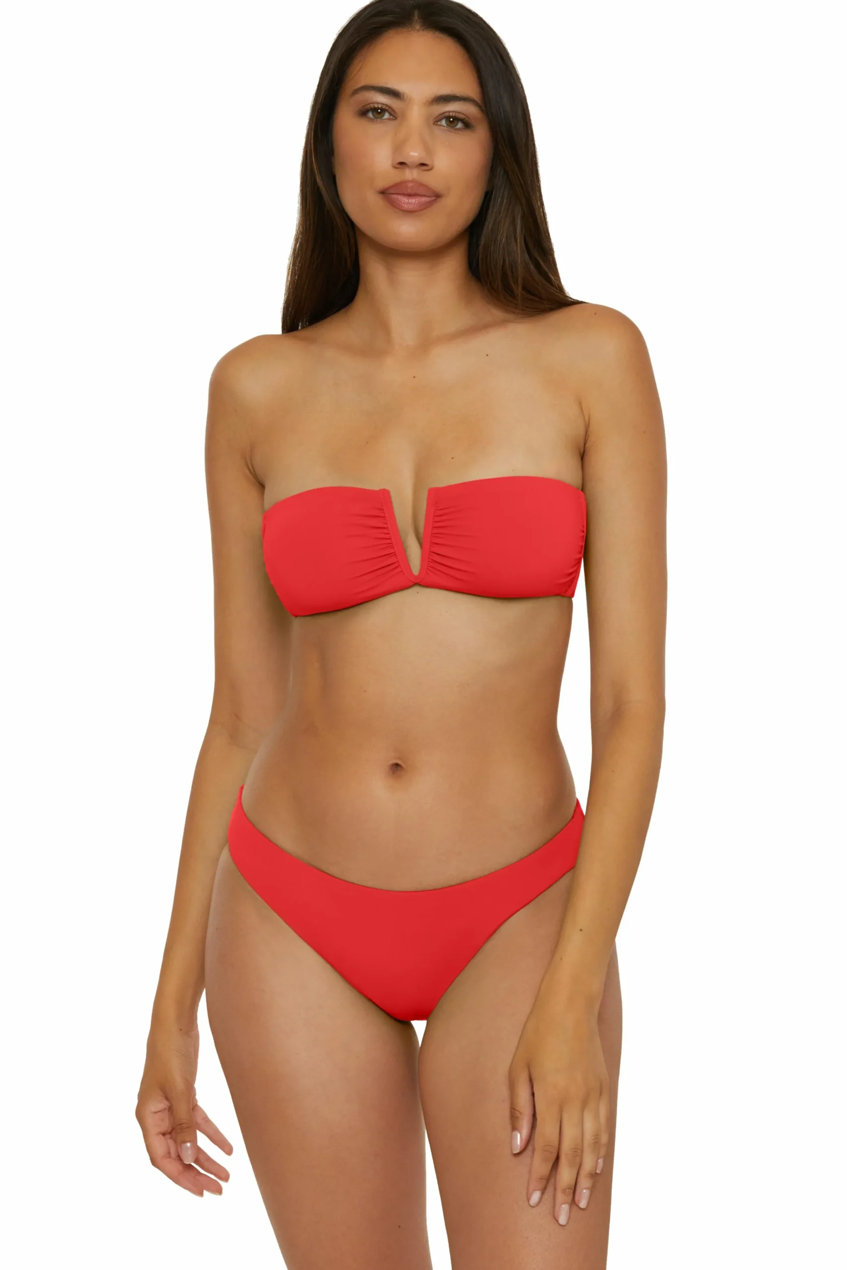 Becca D-Bra|Underwire Bra>COLOR CODE BANDEAU |BELLFLOWER|FIRE|CORAL REEF|PEACOCK