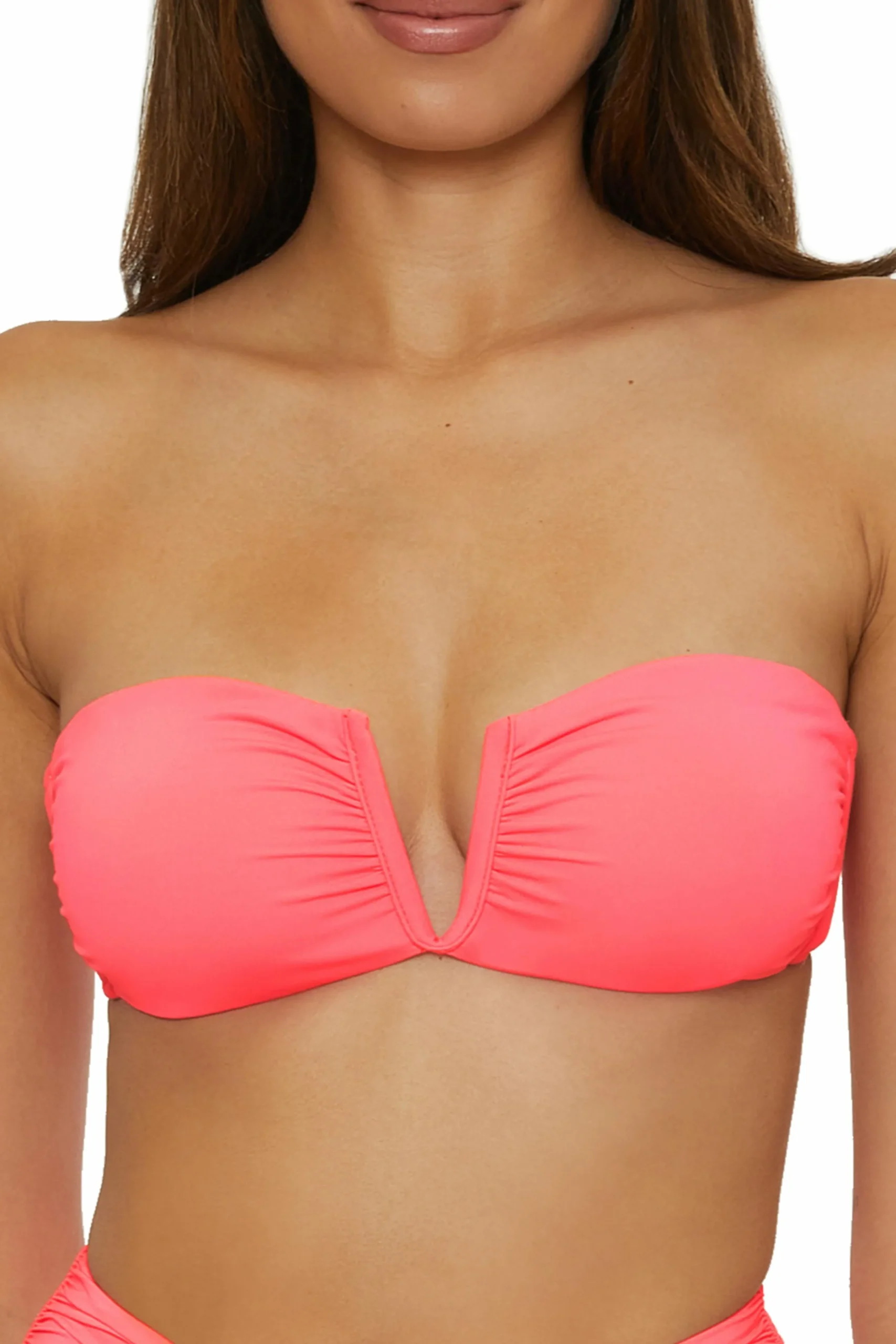 Becca D-Bra|Underwire Bra>COLOR CODE BANDEAU |BELLFLOWER|FIRE|CORAL REEF|PEACOCK
