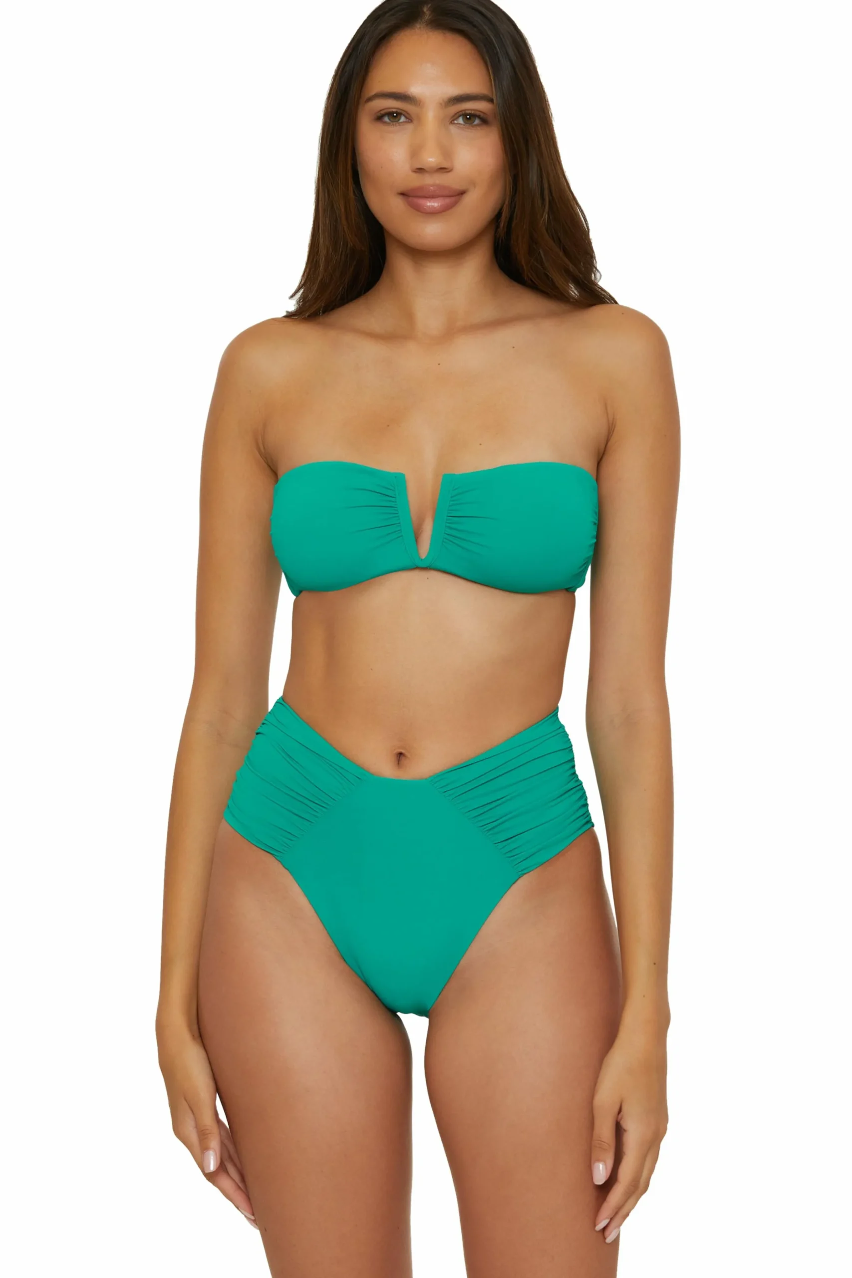 Becca D-Bra|Underwire Bra>COLOR CODE BANDEAU |BELLFLOWER|FIRE|CORAL REEF|PEACOCK