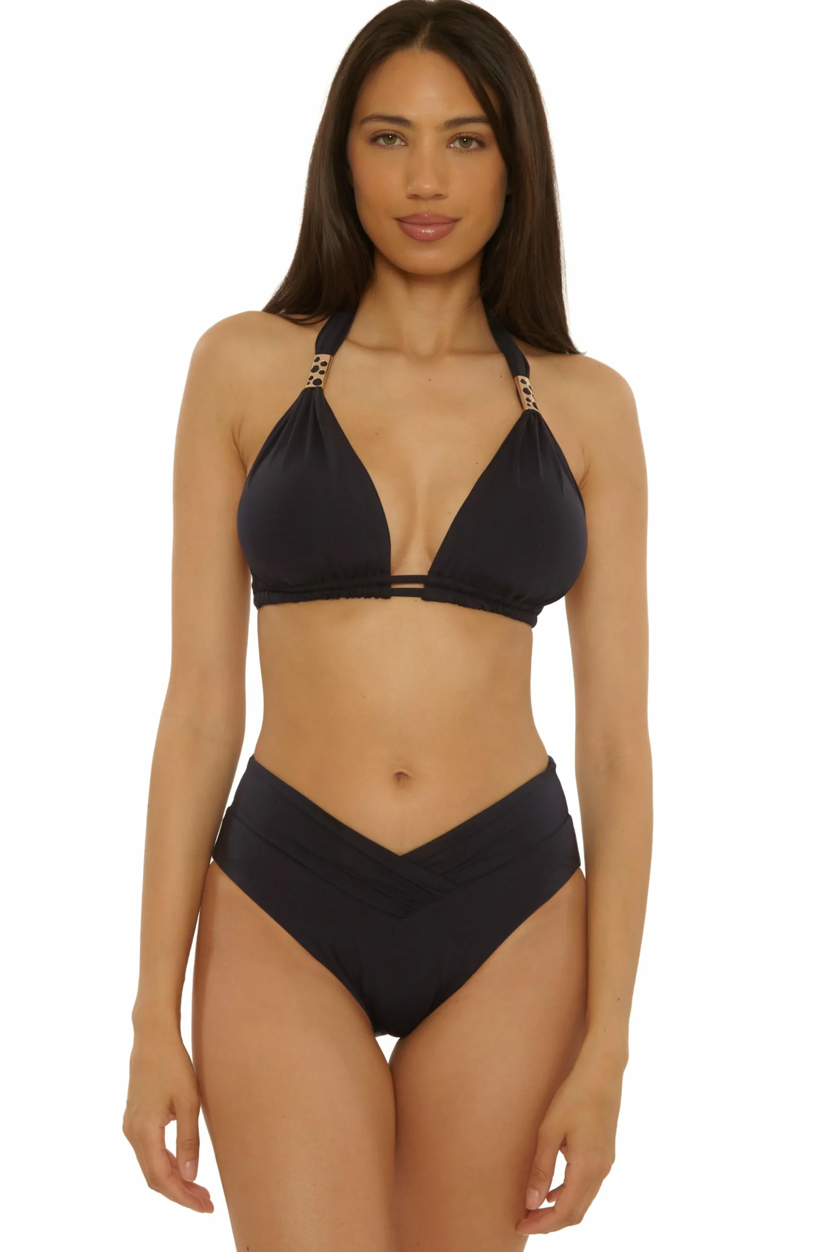 Becca D-Bra|Triangle>COLOR CODE D SLIDER |BLACK