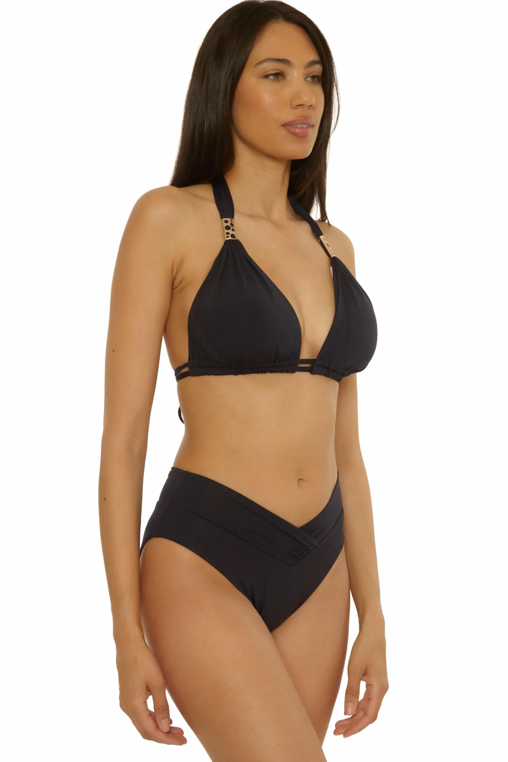 Becca D-Bra|Triangle>COLOR CODE D SLIDER |BLACK