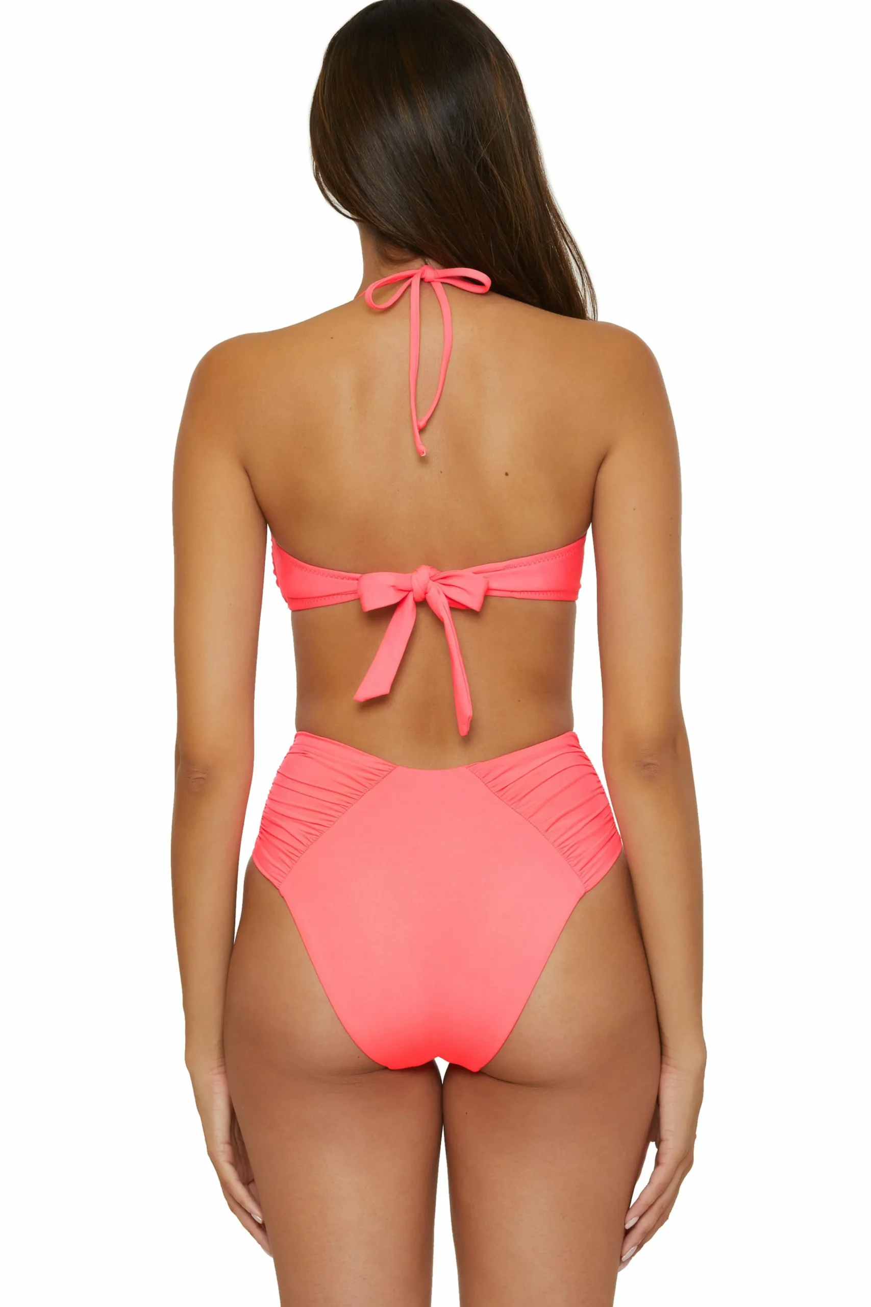 Becca High Waist>COLOR CODE FRENCH CUT |AZALEA|EMERALD|CORAL REEF