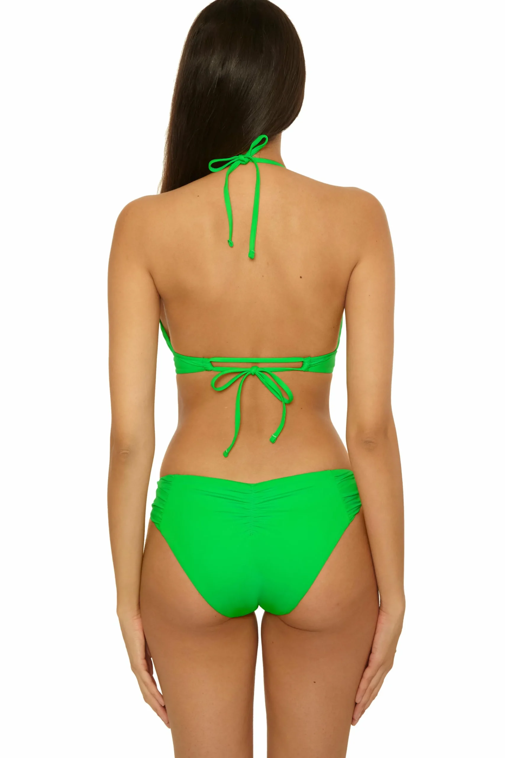 Becca D-Bra|Halter>COLOR CODE HALTER TOP |HIBISCUS|MEADOW