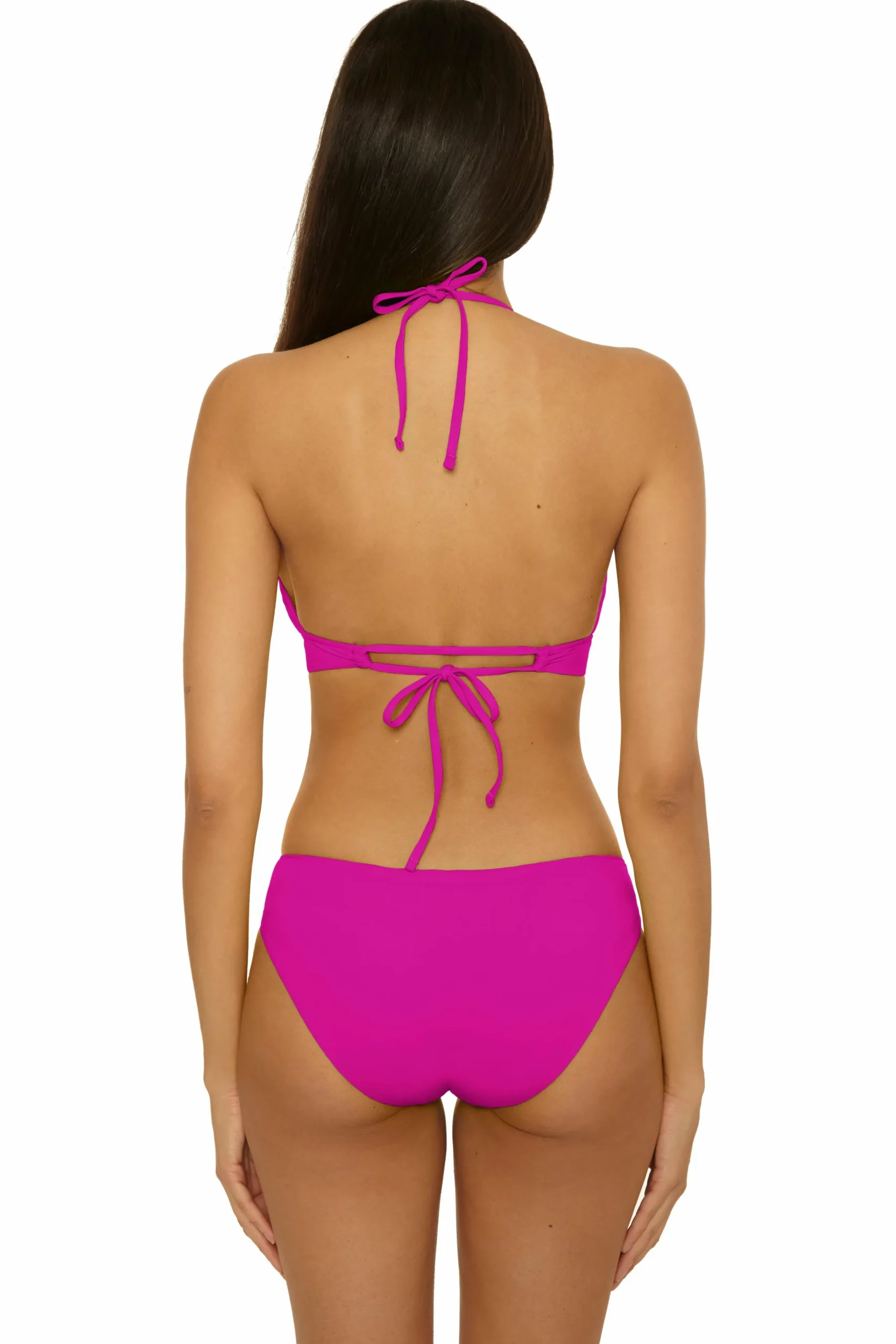 Becca D-Bra|Halter>COLOR CODE HALTER TOP |HIBISCUS|MEADOW