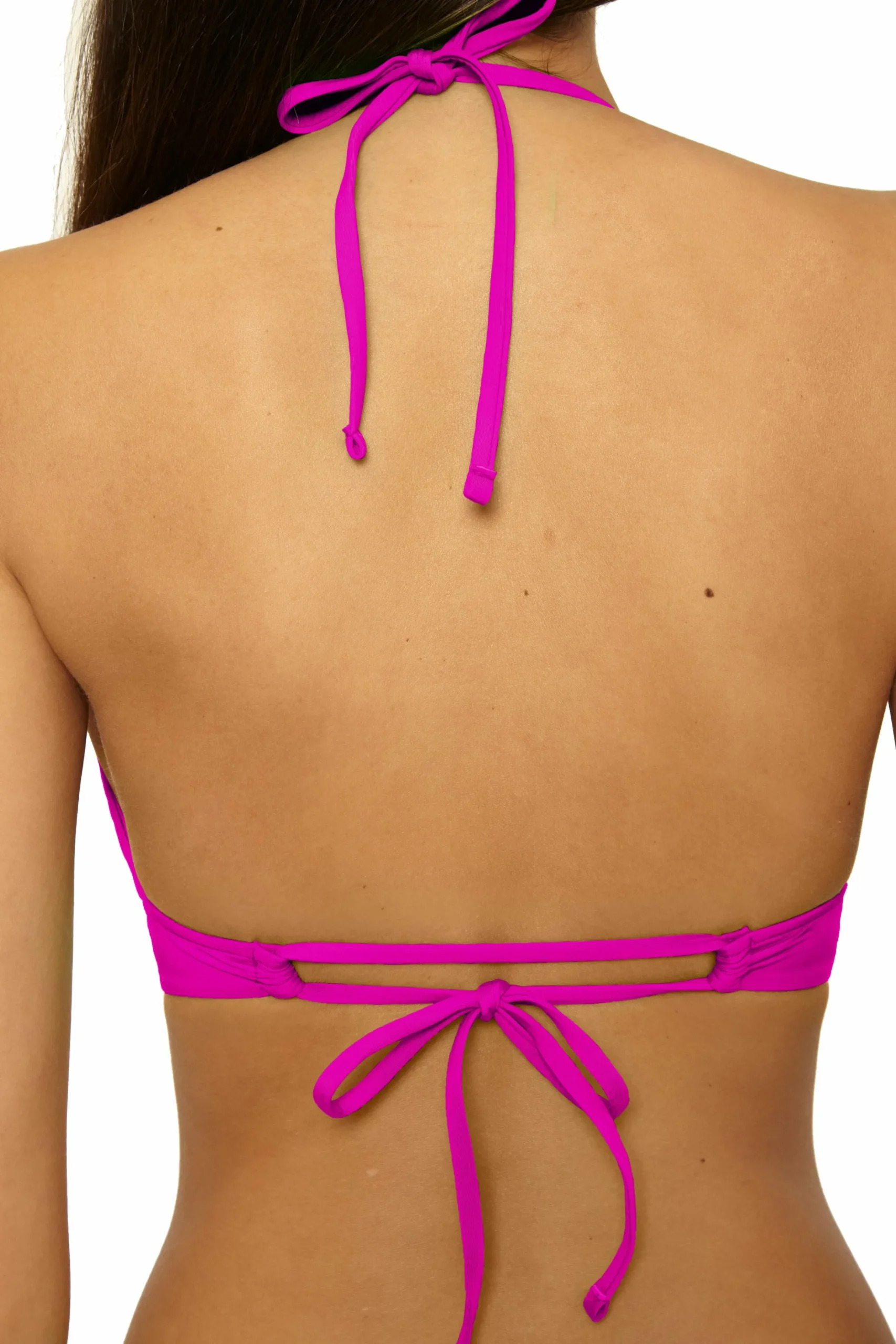 Becca D-Bra|Halter>COLOR CODE HALTER TOP |HIBISCUS|MEADOW