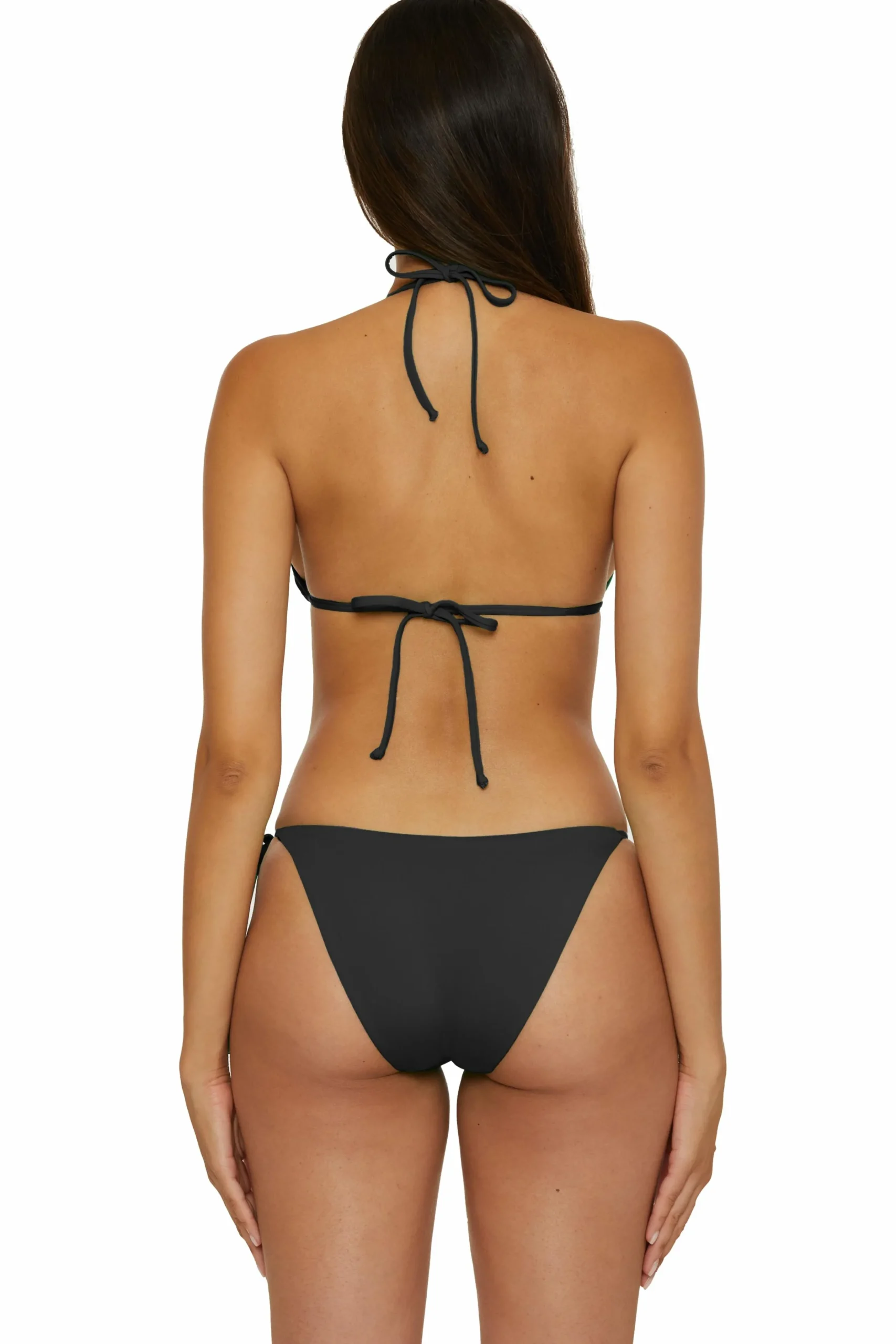 Becca Side Tie>COLOR CODE TIE SIDE |HIBISCUS|BLACK|COASTAL|MEADOW