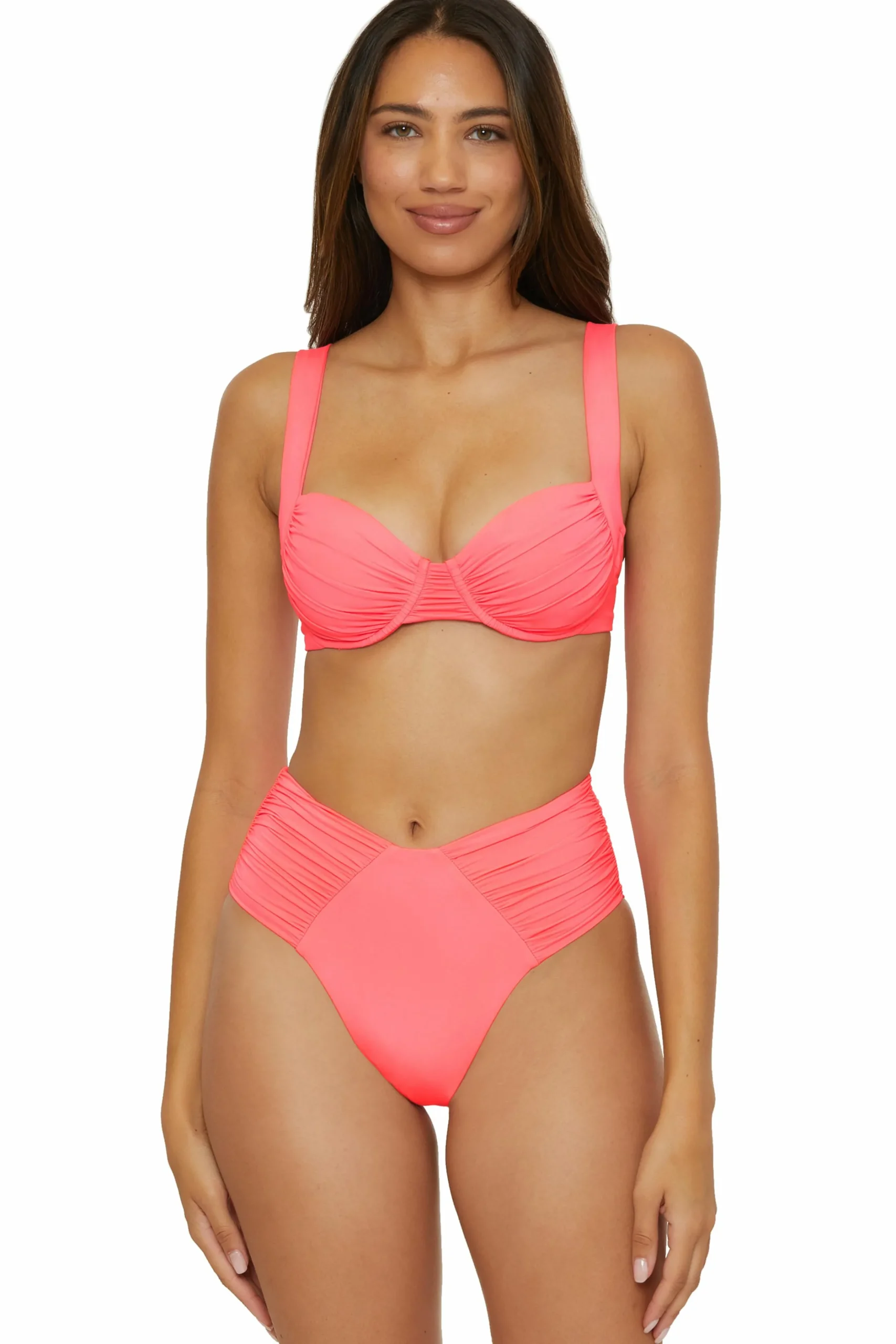 Becca D-Bra|Reversible / Multi-Way>COLOR CODE UNDERWIRE |AZALEA|EMERALD|CORAL REEF|BLACK