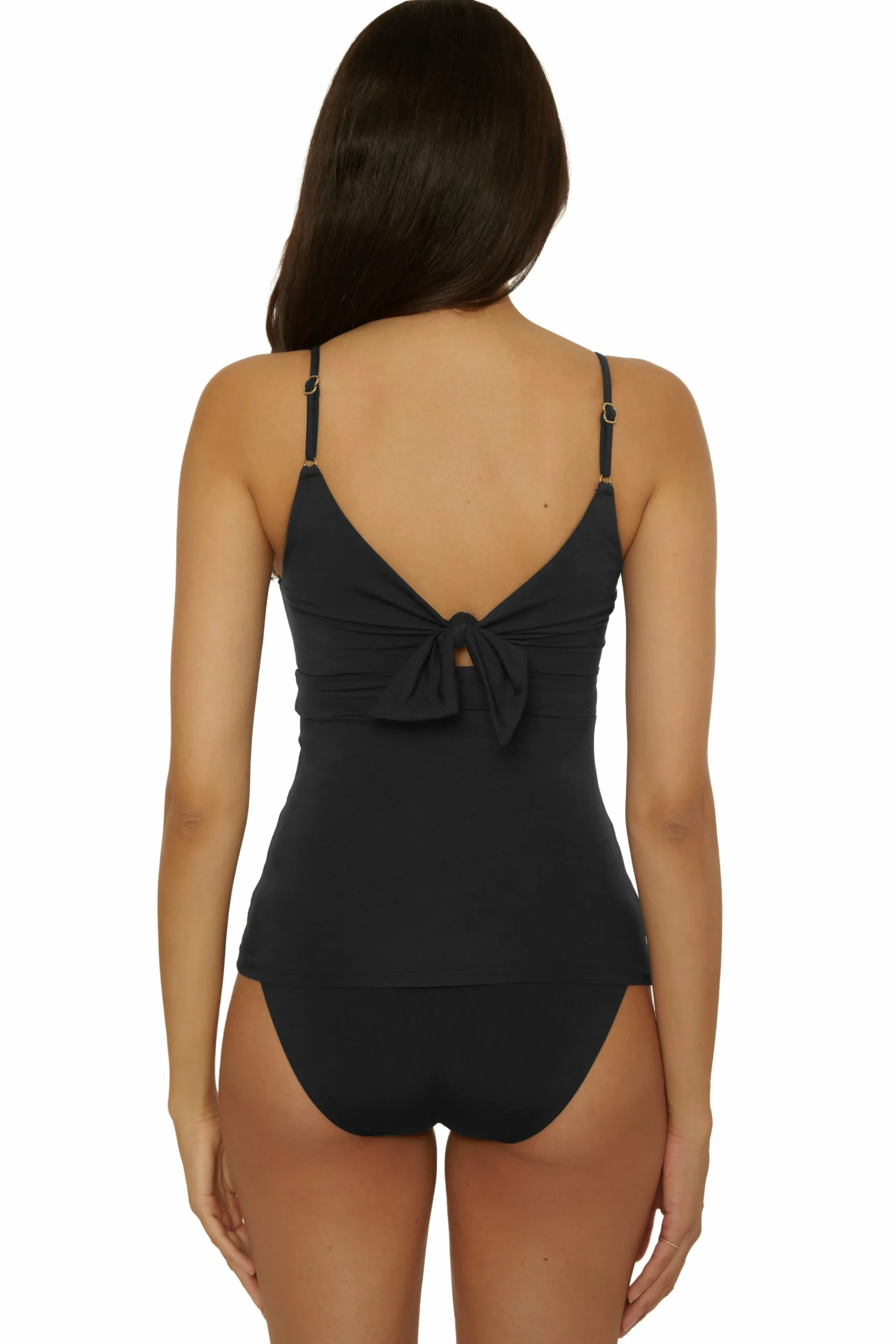Becca Tankini>COLOR CODE V TANKINI |BLACK