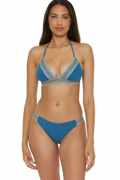 Becca D-Bra|Halter>HARMONIA HALTER TOP |LAGOON