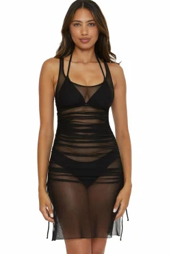 Becca Dresses>MUSE PULL ON DRESS |BLACK|AUBERGINE