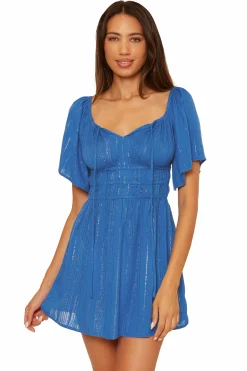 Becca Dresses>RADIANCE WOVEN DRESS |OCEAN