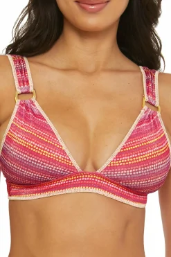 Becca D-Bra|Halter>RAINBOW SUNSET HALTER |MULTI