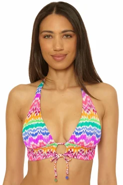 Becca D-Bra|Halter>RIO HALTER TOP |MULTI