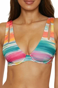 Becca D-Bra|Underwire Bra>VERANO UNDERWIRE TOP |MULTI